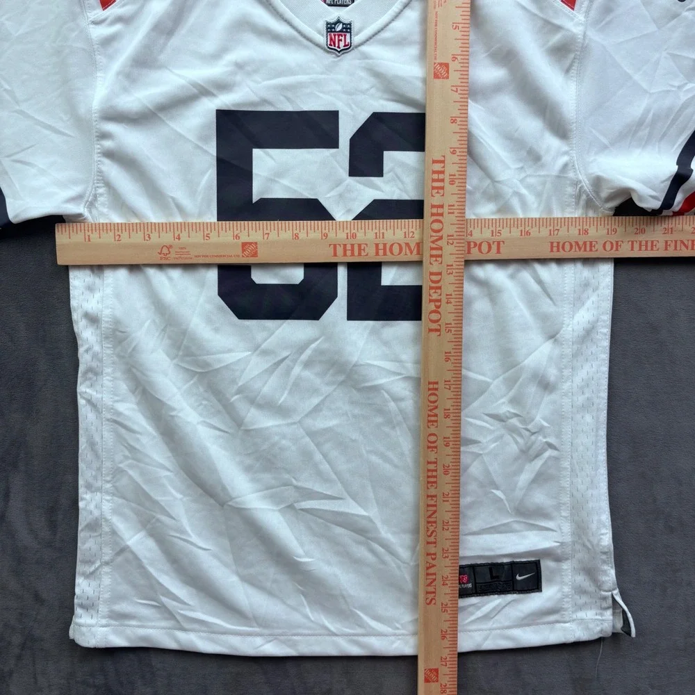 Nike Chicago Bears Khalil Mack 52 NFL Jersey Youth Large White 03/2019 PO#37651